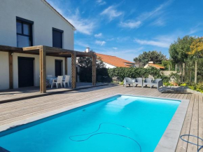Bel appartement avec piscine privative à 150m de la plage 6 couchages